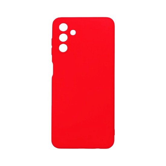 Silicone Case with Camera Shield for Samsung Galaxy A04s Red